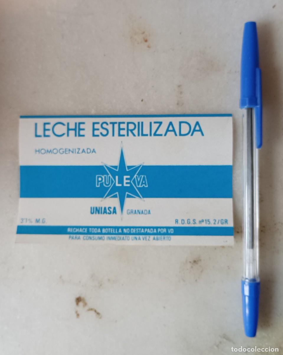Etiquetas antiguas: Antigua etiqueta leche Puleva - Foto 1