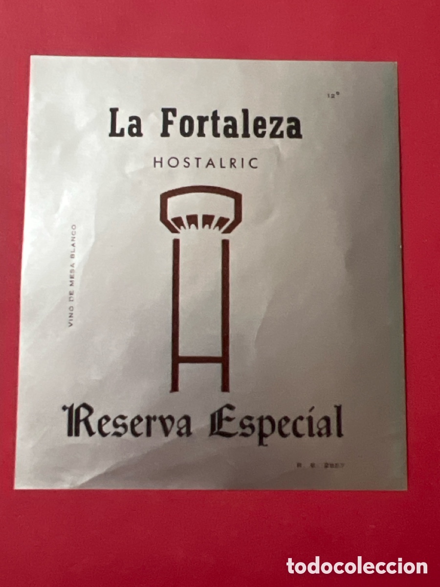 Etiquetas antiguas: ET151. ETIQUETA LA FORTALEZA - Foto 1
