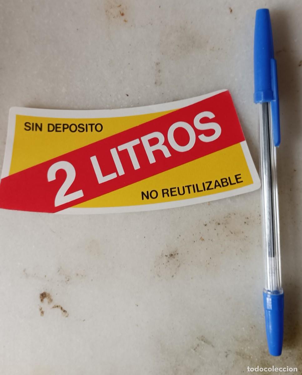 Etiquetas antiguas: Antigua etiqueta refresco de cola - Foto 1