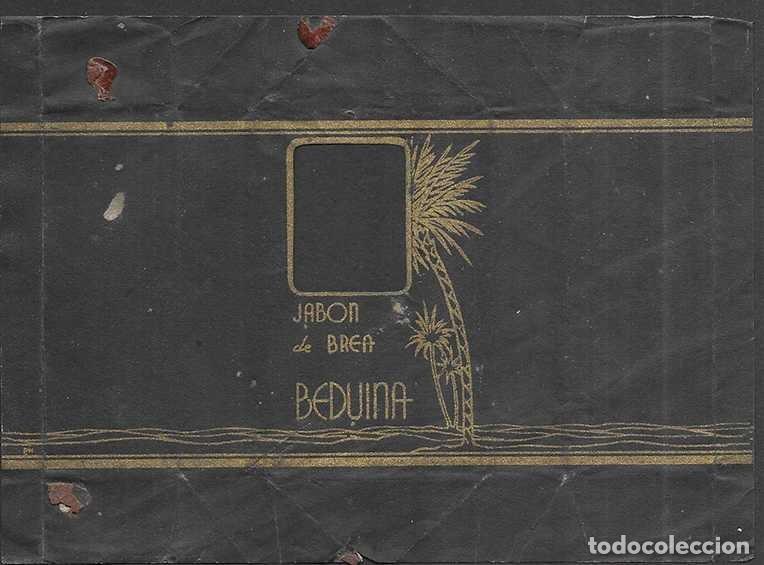 Etiquetas antiguas: Antiguo Envoltorio: Jabon de Brea Beduina. - Foto 1