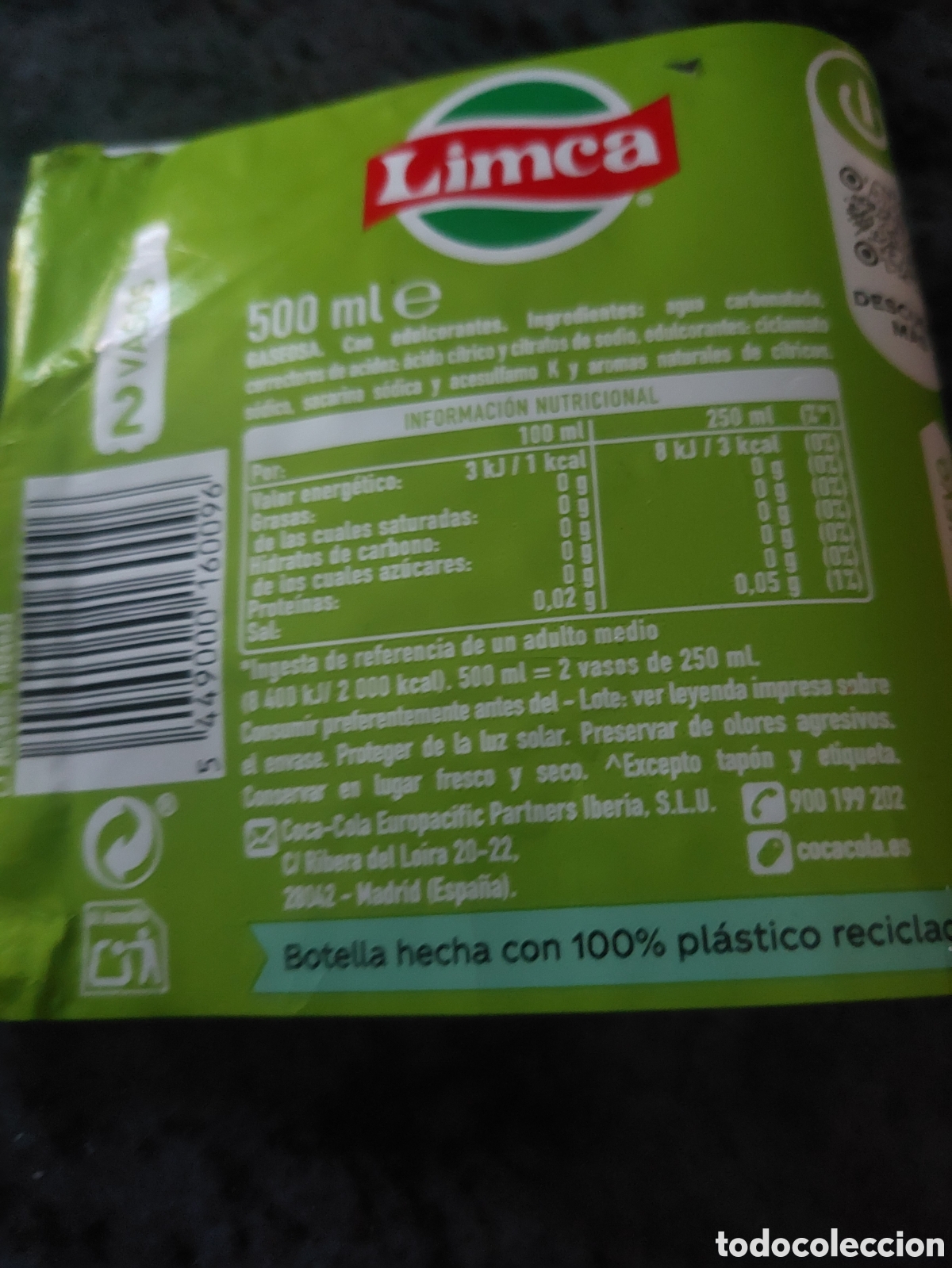 Etiquetas antiguas: LINCA GASEOSA ETIQUETA - Foto 2