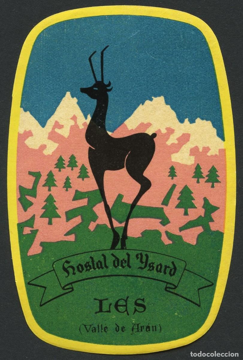 Etiquetas antiguas: ETIQUETAS, HOSTAL DEL YSARD, L&Eacute;S, L&Eacute;RIDA - Foto 1