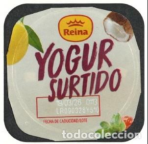 Etiquetas antiguas: Tapa de yogurt - yogur - Foto 1