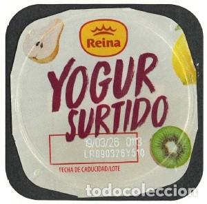 Etiquetas antiguas: Tapa de yogurt - yogur - Foto 1