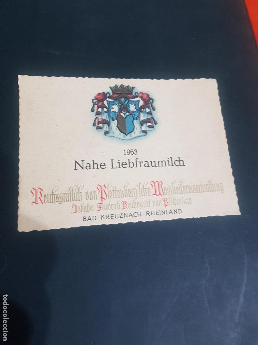 Old Labels: GERMANY -ETIQUETA DE COLECCION