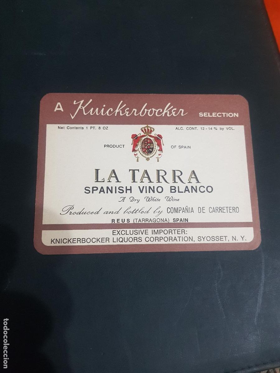 Old Labels: TARRAGONA -ETIQUETA DE COLECCION