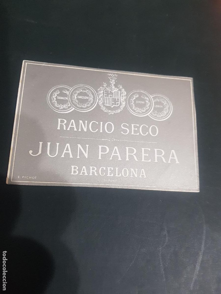 Old Labels: BARCELONA -ETIQUETA DE COLECCION