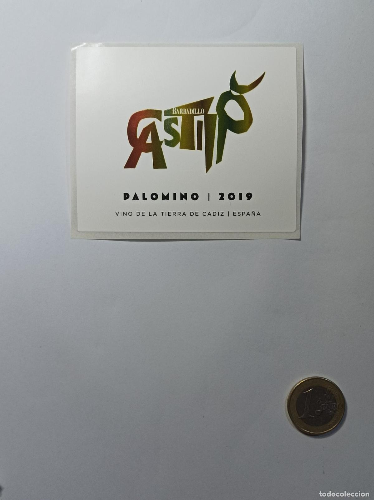 Etichette antiche: CASTILLO. PALOMINO 2019. BARBADILLO. ETIQUETA ANTIGUA LICOR. SIN PEGAR.