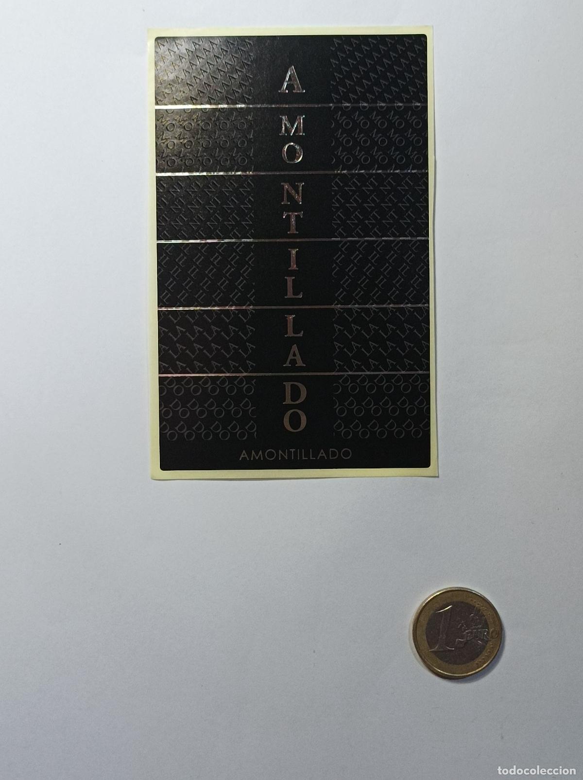 Etichette antiche: AMONTILLADO. ILOCALIZABLE. ETIQUETA ANTIGUA LICOR. SIN PEGAR.