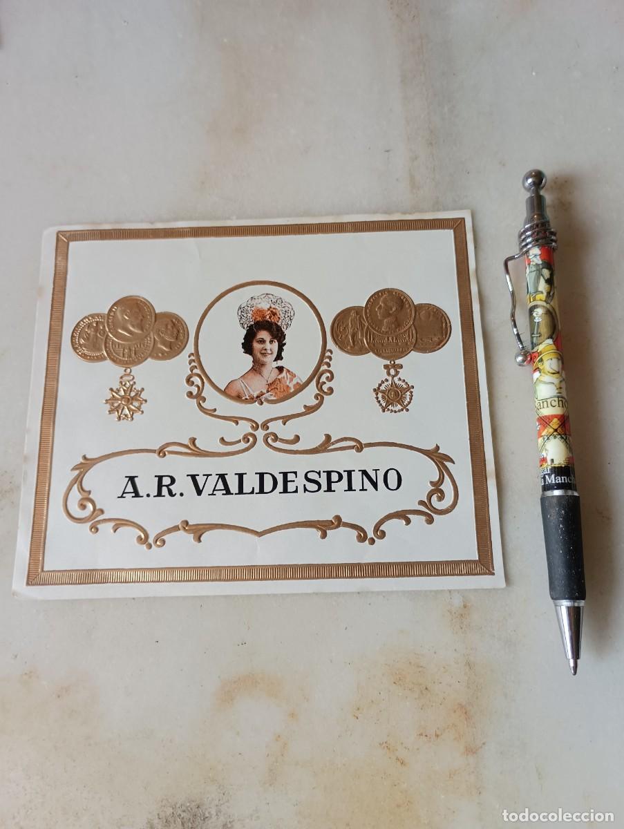 Etiquetas antiguas: Antigua etiqueta vino jerez flamenca