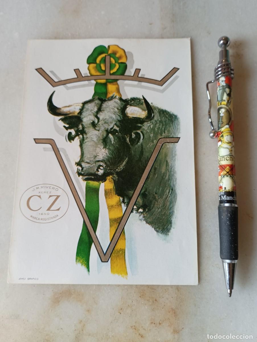 Etiquetas antiguas: Antigua etiqueta vino jerez Toro