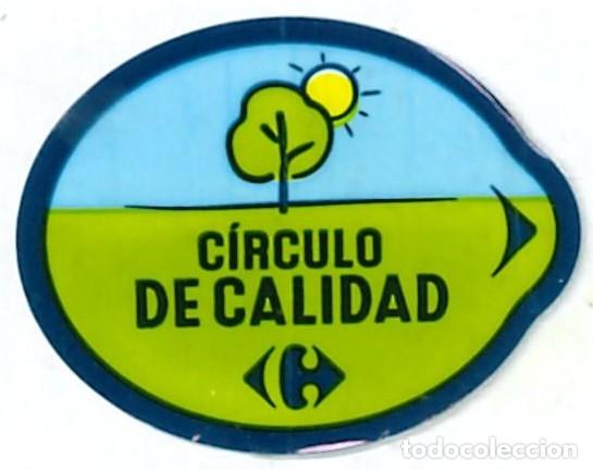 Etiquetas antiguas: ETIQUETA FRUTA - CIRCULO DE CALIDAD (CARREFOUR)