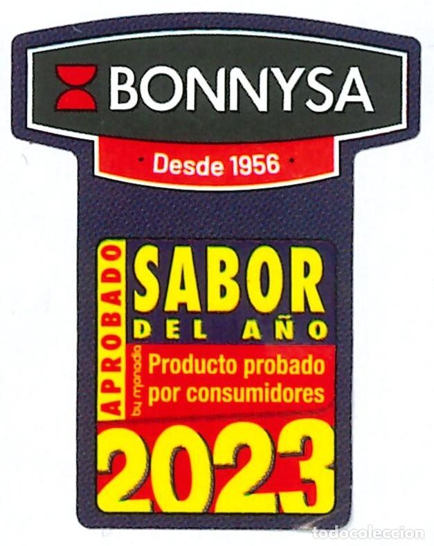 Etiquetas antiguas: ETIQUETA FRUTA - BONNYSA DESDE 1956 - SABOR DEL A&Ntilde;O 2023