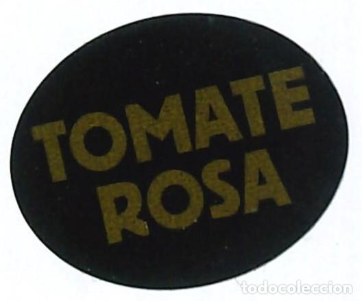 Etiquetas antiguas: ETIQUETA FRUTA - TOMATE ROSA
