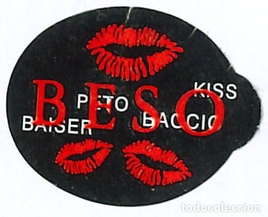 Etiquetas antiguas: ETIQUETA FRUTA - BESO - KISS - BACCIO - BAISER - PETO