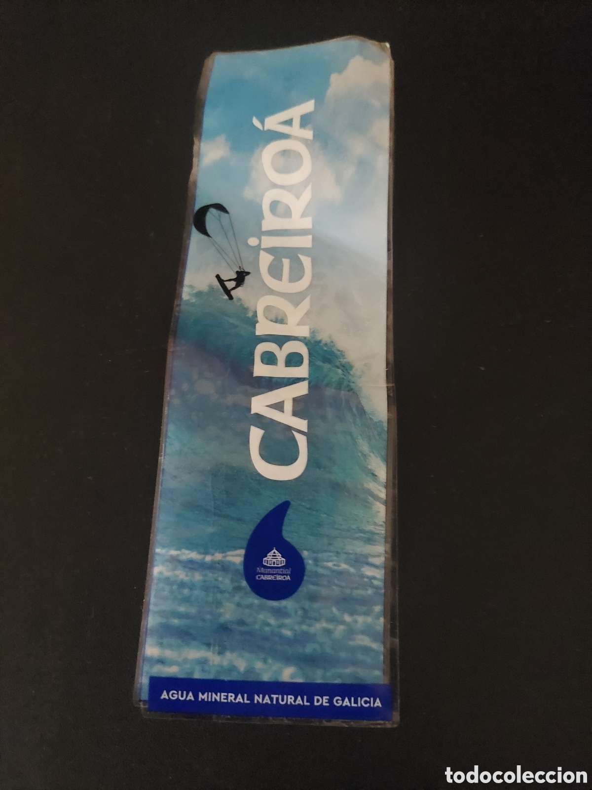 Etiquetas antiguas: DEPORTES PARAPENTE SURF ETIQUETA AGUA MINERAL NATURAL GALICIA VERIN ORENSE CABREIROA 1.5 L