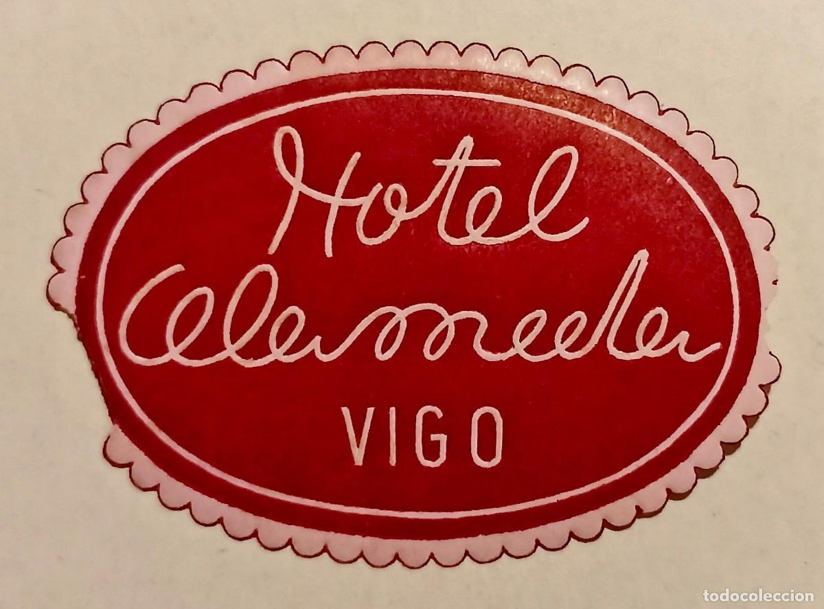 Etiquetas antiguas: ANTIGUA ETIQUETA PARA MALETA DEL HOTEL CELEMEELE - VIGO