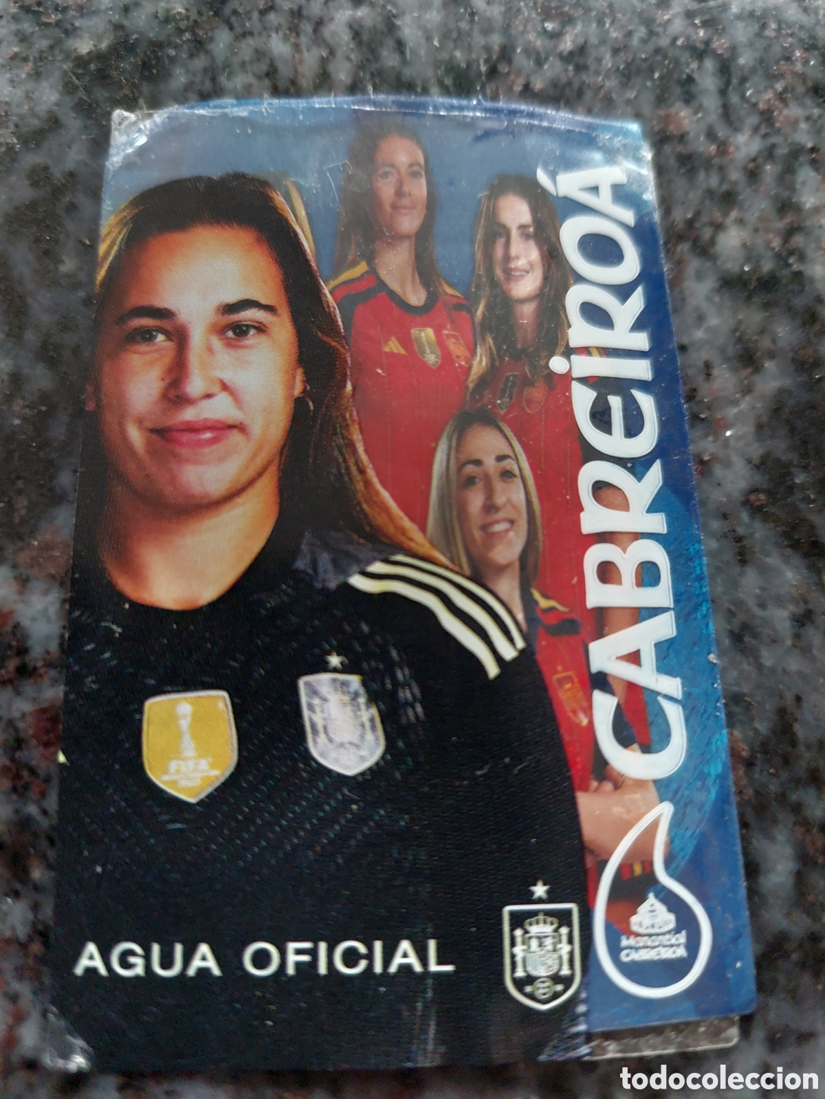 Etiquetas antiguas: ETIQUETA SELECCI&Oacute;N ESPA&Ntilde;OLA FEMENINA F&Uacute;TBOL AGUA MINERAL NATURAL GALICIA CABREIROA 75 CL