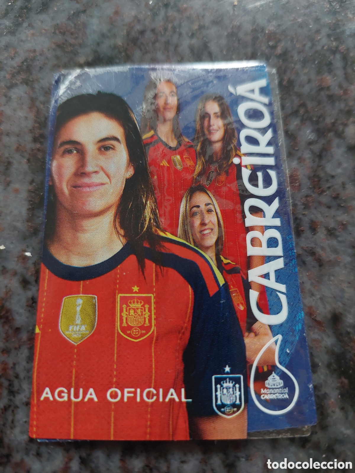 Etiquetas antiguas: ETIQUETA SELECCI&Oacute;N ESPA&Ntilde;OLA FEMENINA F&Uacute;TBOL AGUA MINERAL NATURAL GALICIA CABREIROA 75 CL