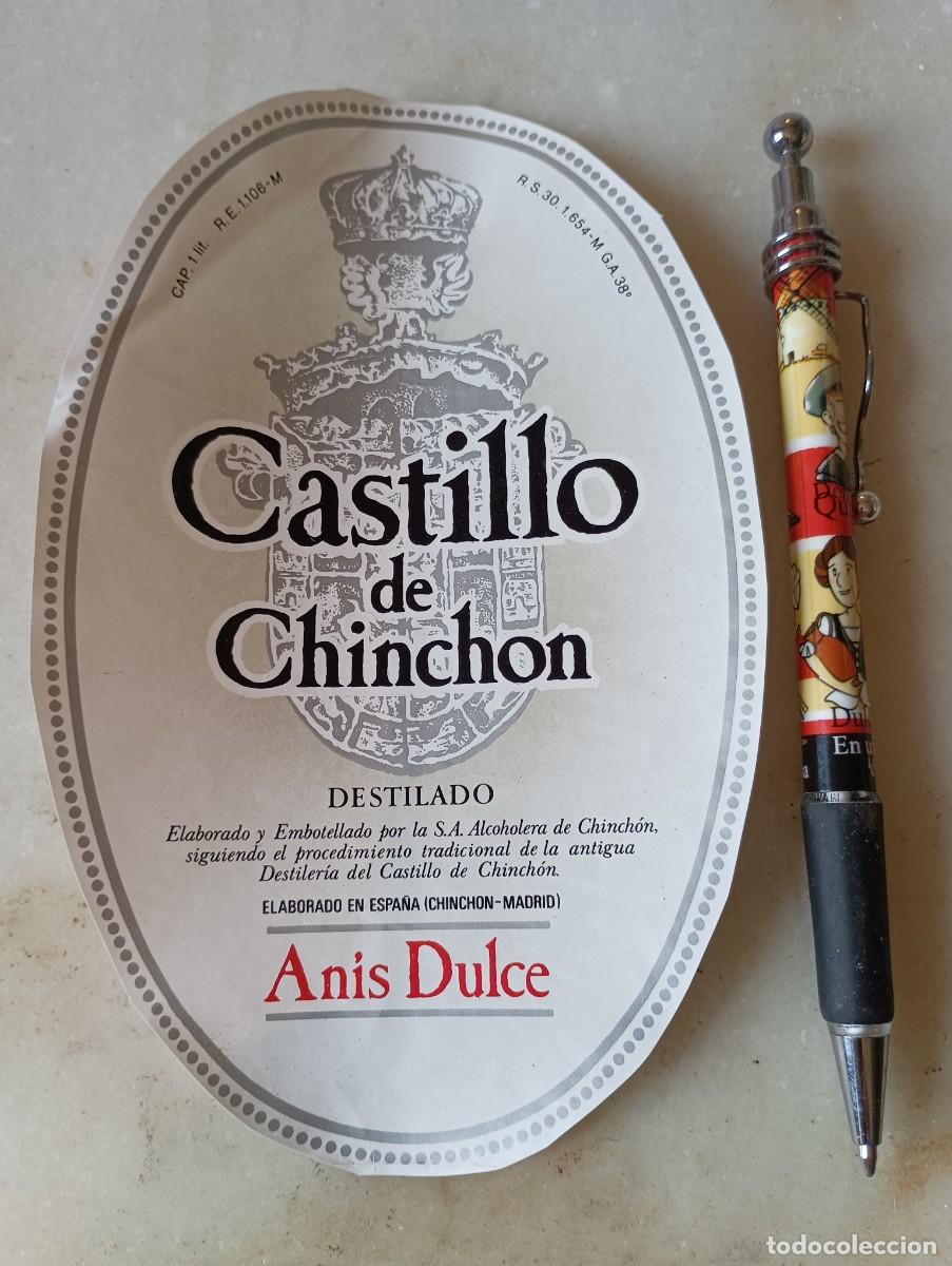 Etiquetas antiguas: Etiqueta anis Chinch&oacute;n - Foto 1