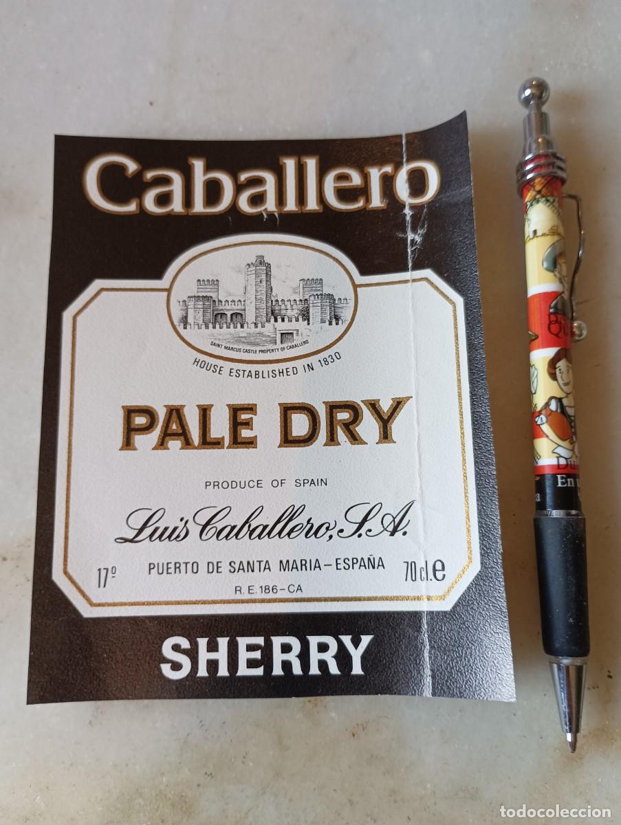 Etiquetas antiguas: Etiqueta luis caballero puerto de Santa Mar&iacute;a