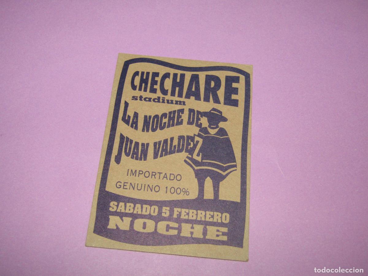 Etiquetas antiguas: Antigua Invitaci&oacute;n FLYER de la Discoteca Pub CHECHARE STADIUM de ELCHE - A&ntilde;o 1990s.