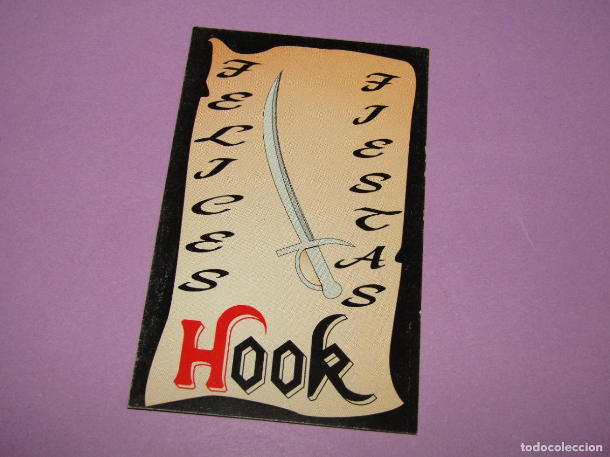 Etiquetas antiguas: Antigua Invitaci&oacute;n FLYER de la Discoteca HOOK de TORREVIEJA - A&ntilde;o 1990s.