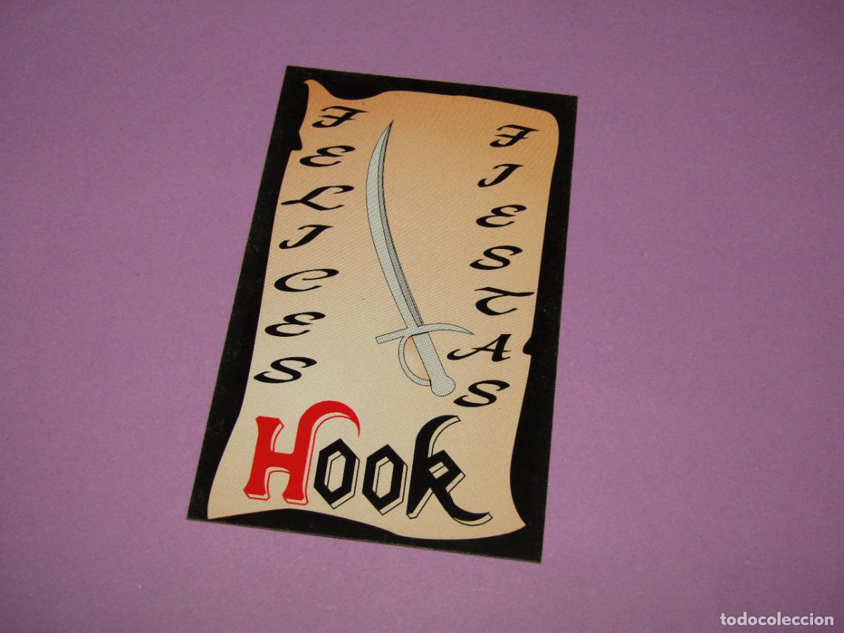 Etiquetas antiguas: Antigua Invitaci&oacute;n FLYER de la Discoteca HOOK de TORREVIEJA - A&ntilde;o 1990s.