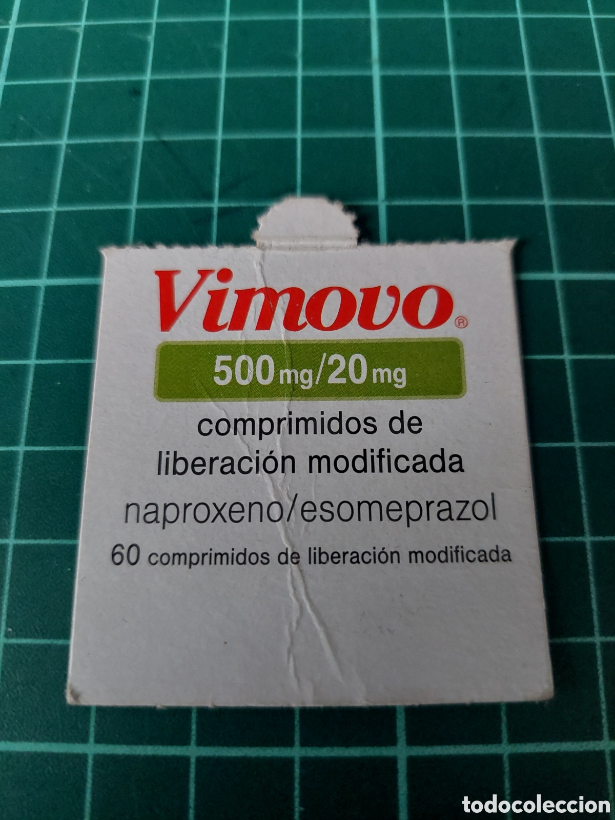 Etiquetas antiguas: Etiqueta medicamentos VIMONO ANTIFLAMATORIO