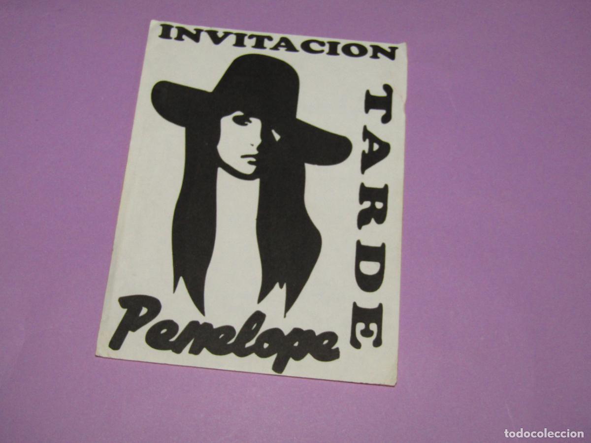 Etiquetas antiguas: Antigua Invitaci&oacute;n FLYER Entrada de la Discoteca PENELOPE STADIUM de ELCHE- A&ntilde;o 1993