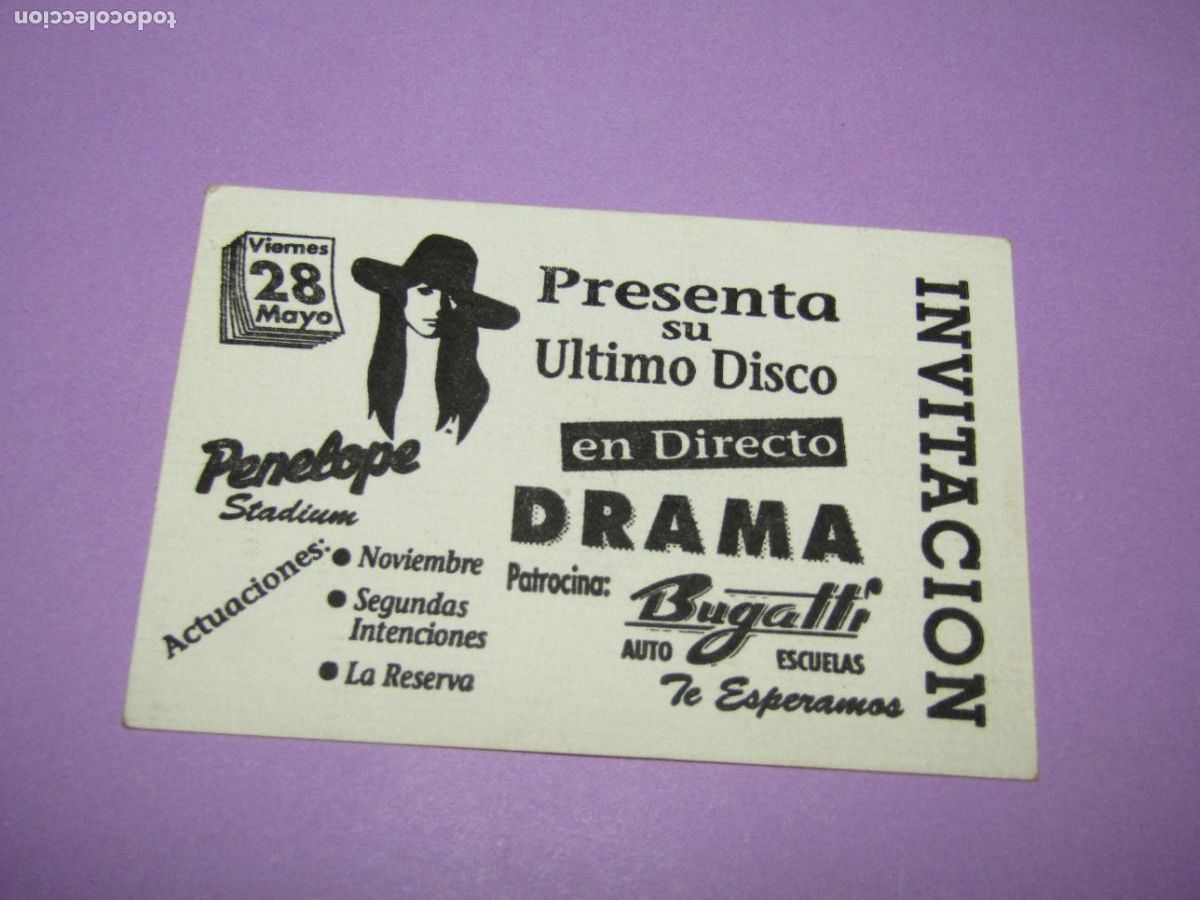 Etiquetas antiguas: Antigua Invitaci&oacute;n FLYER Entrada de la Discoteca PENELOPE STADIUM de ELCHE- A&ntilde;o 1990s.