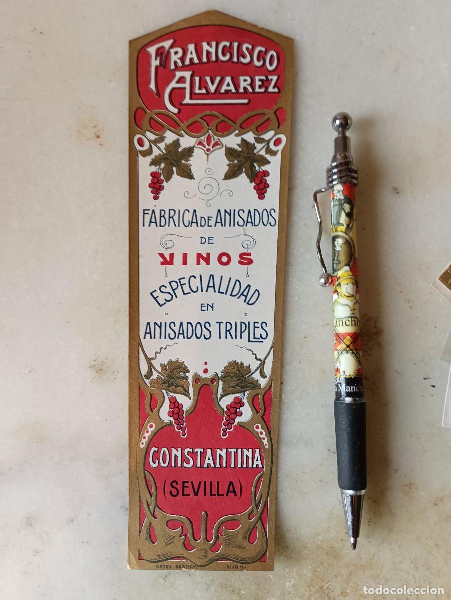 Etiquetas antiguas: Antigua etiqueta anis constantina