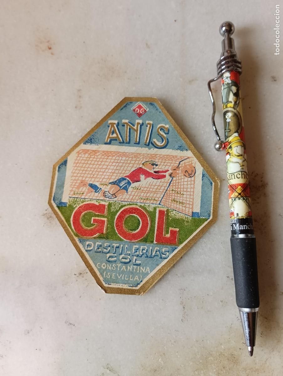 Etichette antiche: Antigua etiqueta anis gol constantina