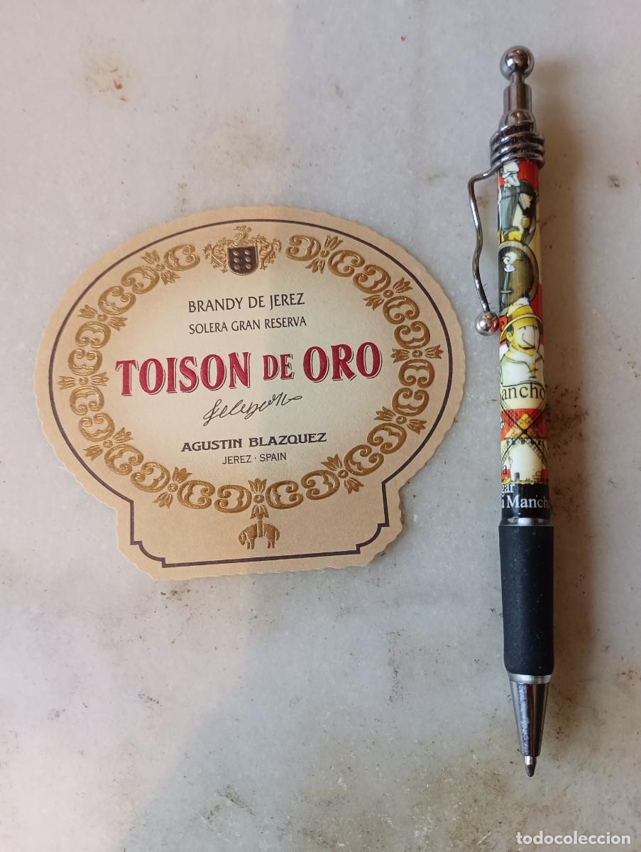 Etiquetas antiguas: Etiqueta brandy jerez Agust&iacute;n Bl&aacute;zquez