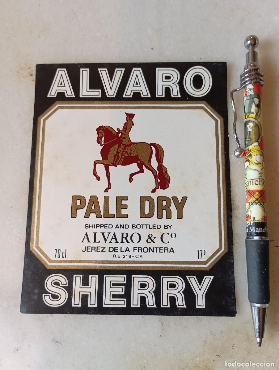 &Eacute;tiquettes anciennes: Etiqueta vino jerez alvaro caballo