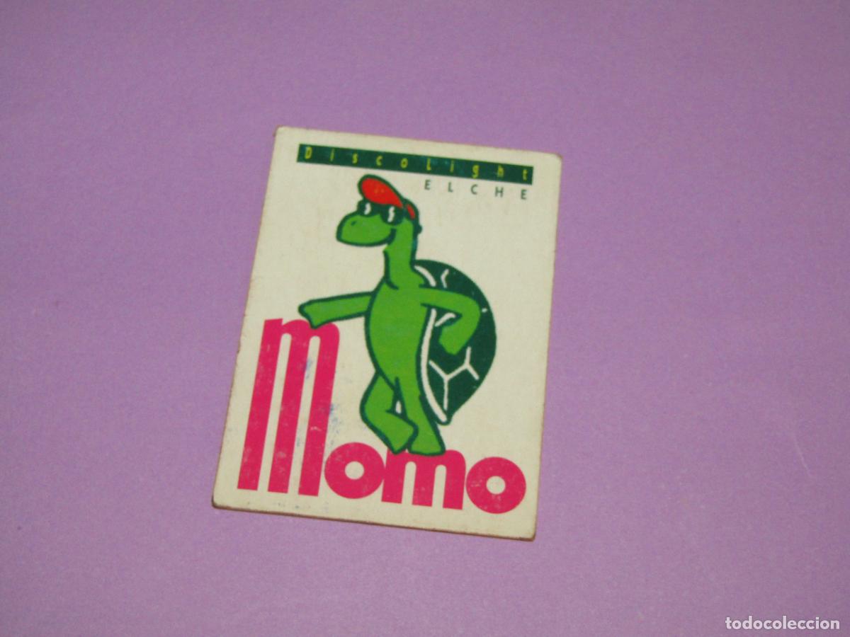 Etiquetas antiguas: Antigua Invitaci&oacute;n FLYER Entrada de la Discoteca MOMO de ELCHE - A&ntilde;o 1994