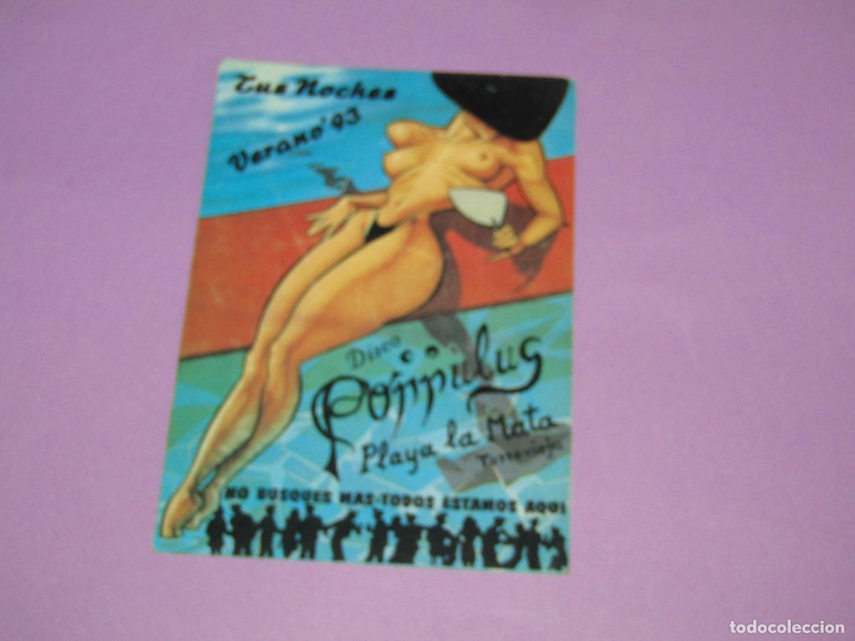 Etiquetas antiguas: Antigua Invitaci&oacute;n FLYER Entrada de la Discoteca POPPULUS de TORREVIEJA - A&ntilde;o 1993