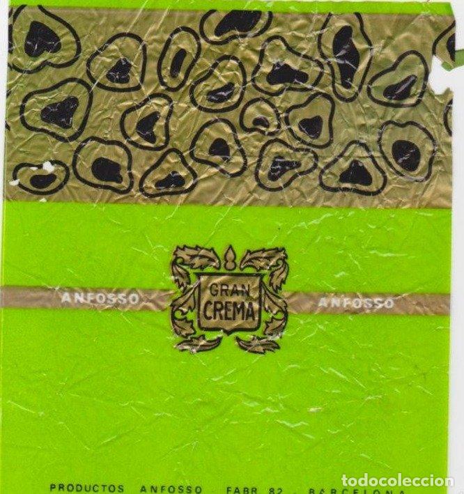 Old Labels: Copia de ENVOLTORIO DE CARAMELO. ANFOSSO. GRAN CREMA. BARCELONA..