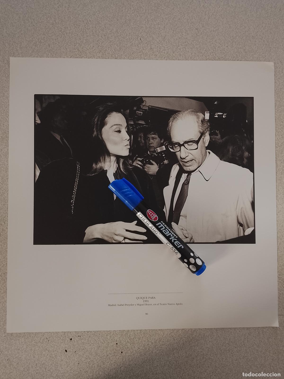 Etiquetas antiguas: foto - lamina 1991 ISABEL PREYSLER Y BIGUEL BOYER EN EL TEATRO NUEVO APOLO