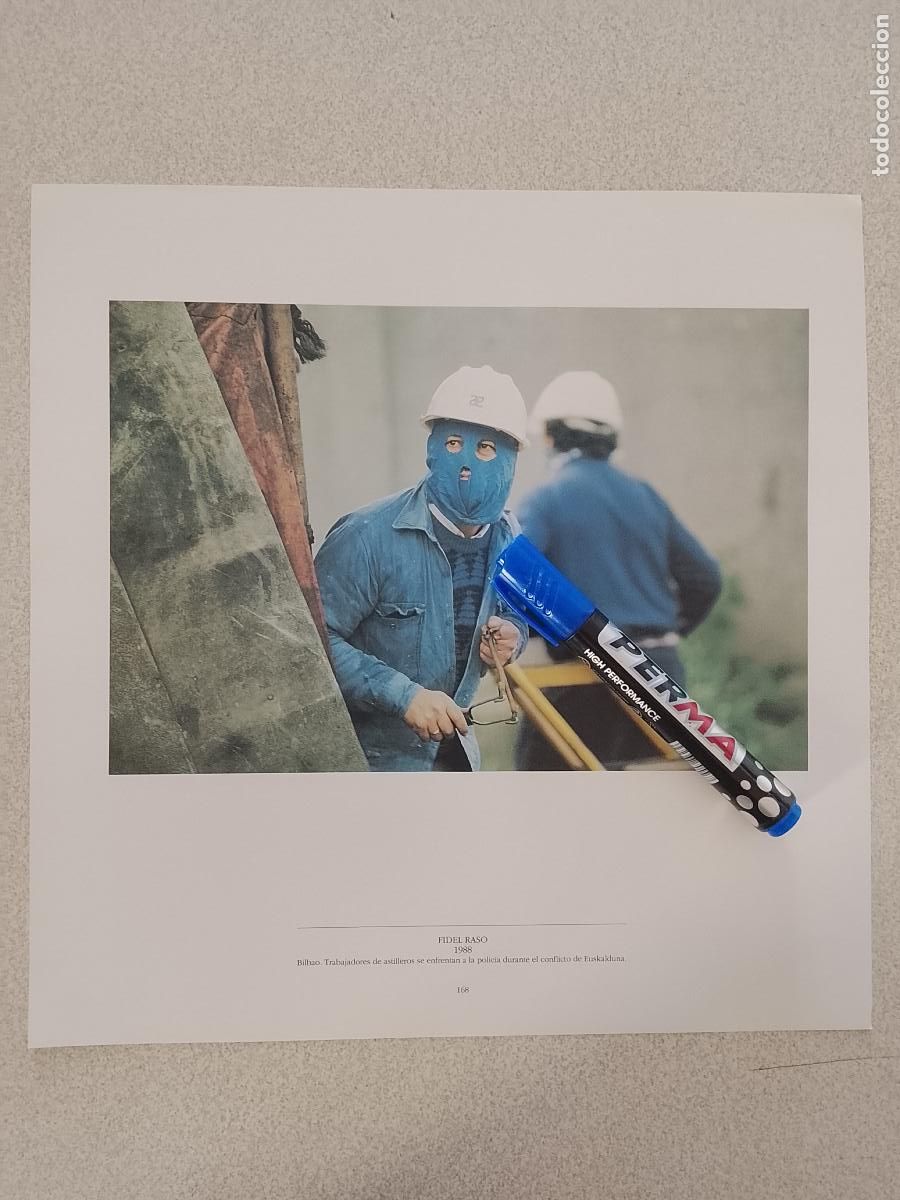 Etiquetas antiguas: foto - lamina 1988 BILBAO TRABAJADORES DE ASTILLEROS SE ENFRENTAN A LA POLICIA CONFICTO EUSKALDUNA
