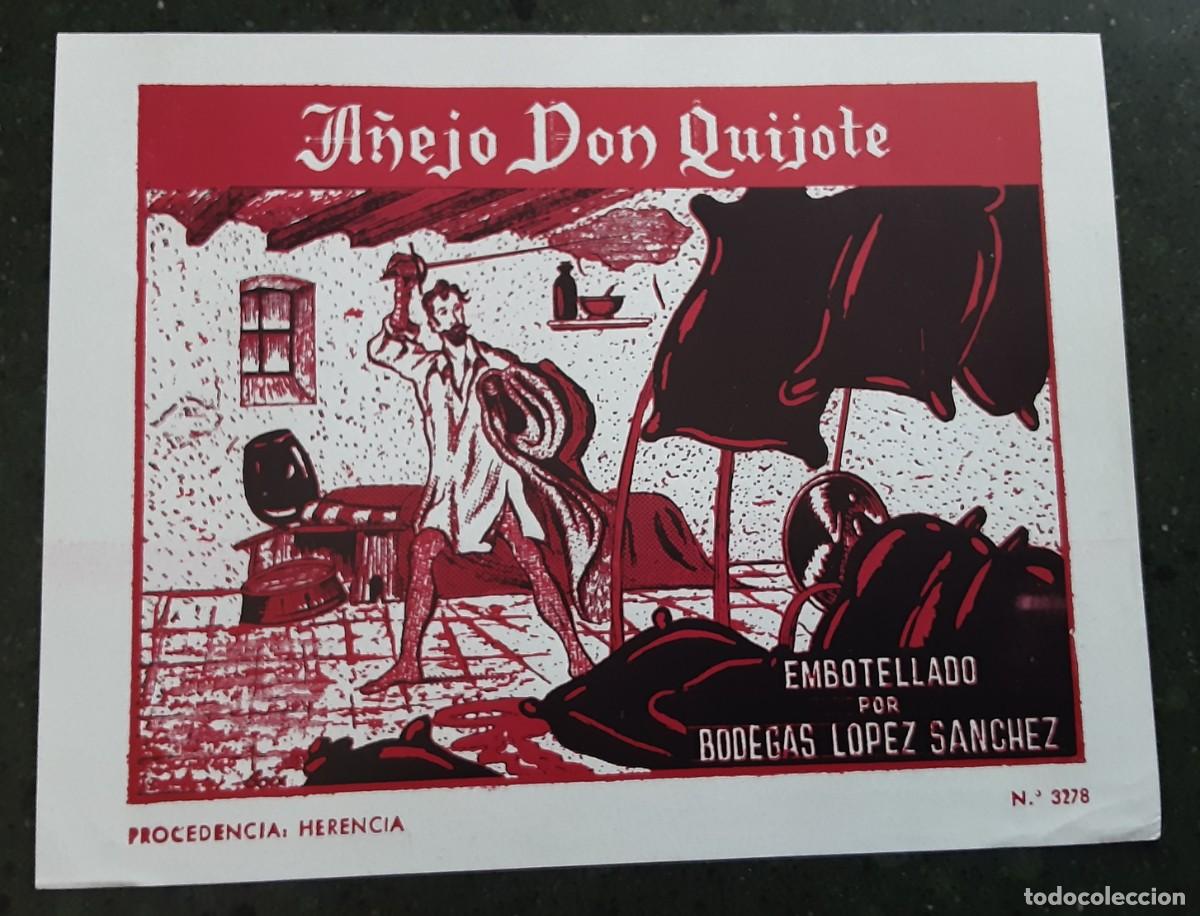 Etiquetas antiguas: A&Ntilde;EJO DON QUIJOTE, HERENCIA, CASTILLA LA MANCHA.