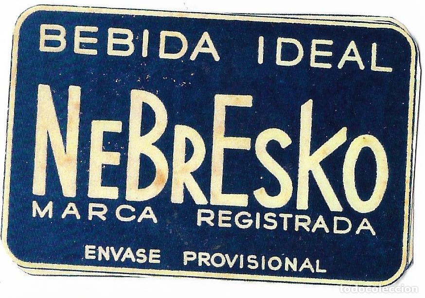 Etiquetas antiguas: ETIQUETA GASEOSAS **NEBRESKO**