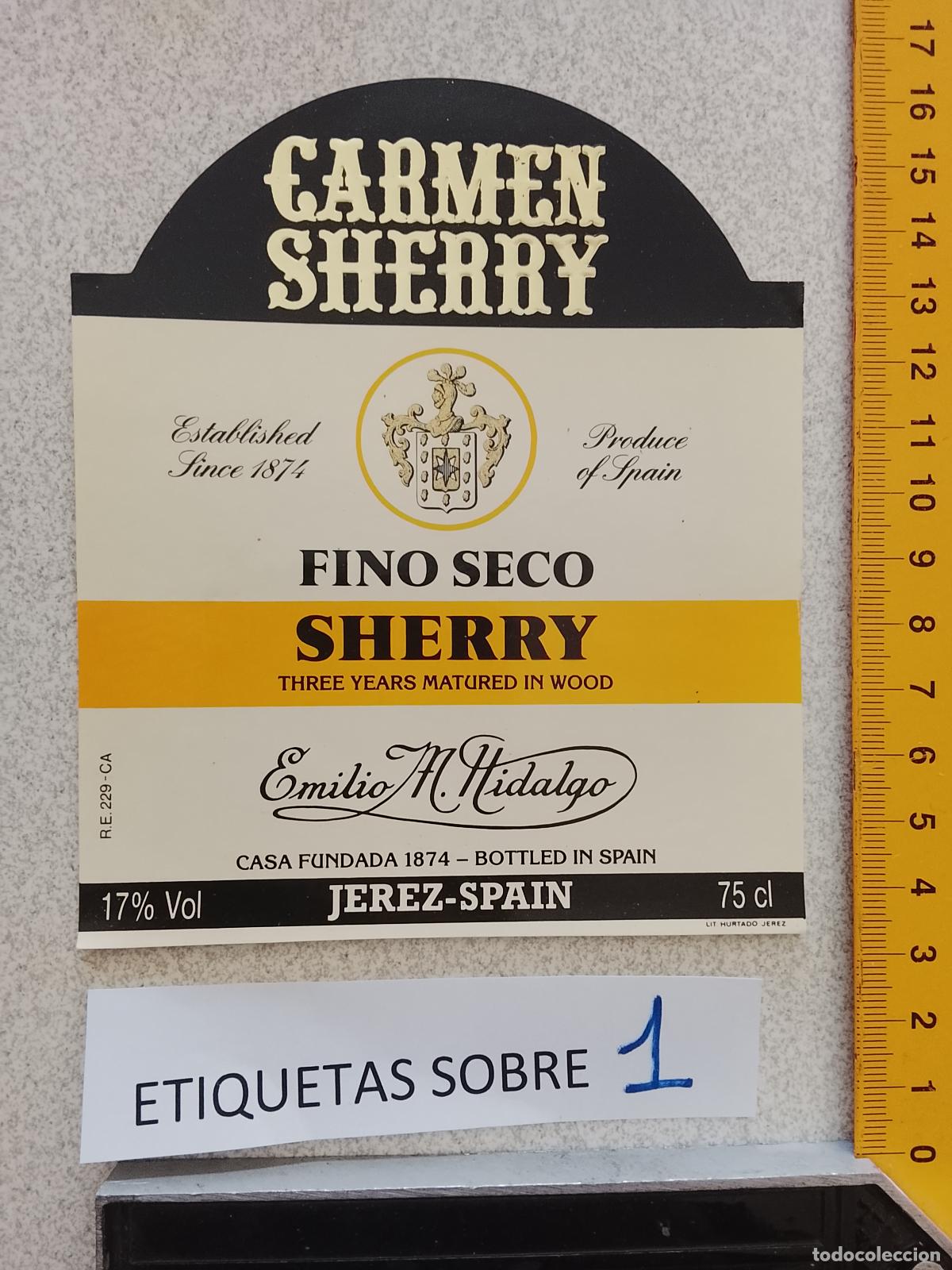 Etiquetas antiguas: HAGA SU OFERTA - ANTIGUA ETIQUETA DE VINOS DE JEREZ LICOR ETC OFERTAS POR LOTES MUCHAS EN MI PERFIL