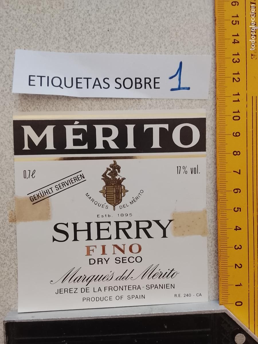 Old Labels: HAGA SU OFERTA - ANTIGUA ETIQUETA DE VINOS DE JEREZ LICOR ETC OFERTAS POR LOTES MUCHAS EN MI PERFIL