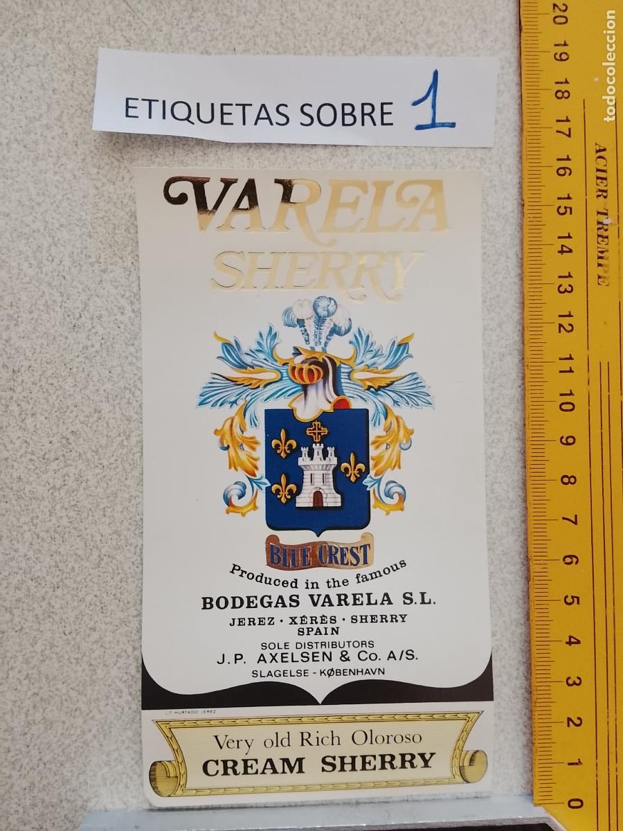 Etiquetas antiguas: HAGA SU OFERTA - ANTIGUA ETIQUETA DE VINOS DE JEREZ LICOR ETC OFERTAS POR LOTES MUCHAS EN MI PERFIL