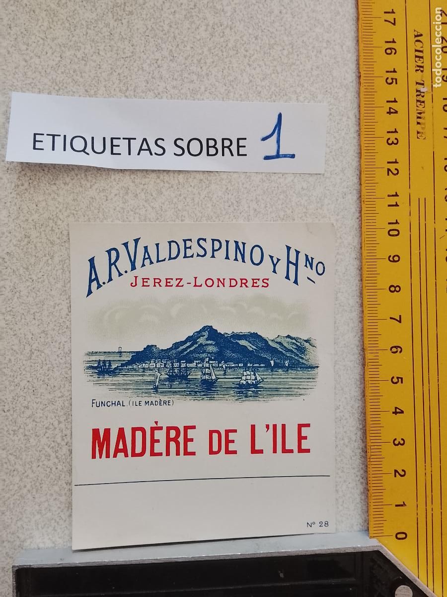 Etiquetas antiguas: HAGA SU OFERTA - ANTIGUA ETIQUETA DE VINOS DE JEREZ LICOR ETC OFERTAS POR LOTES MUCHAS EN MI PERFIL
