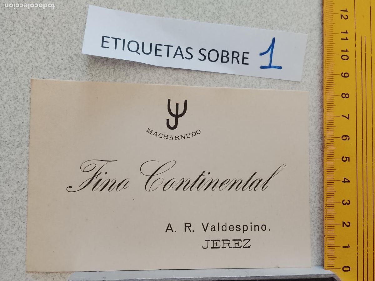 Etiquetas antiguas: HAGA SU OFERTA - ANTIGUA ETIQUETA DE VINOS DE JEREZ LICOR ETC OFERTAS POR LOTES MUCHAS EN MI PERFIL