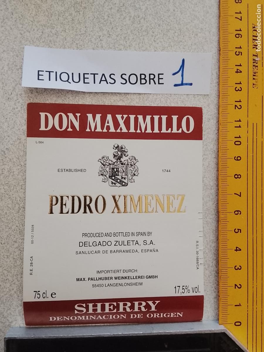 Etiquetas antiguas: HAGA SU OFERTA - ANTIGUA ETIQUETA DE VINOS DE JEREZ LICOR ETC OFERTAS POR LOTES MUCHAS EN MI PERFIL