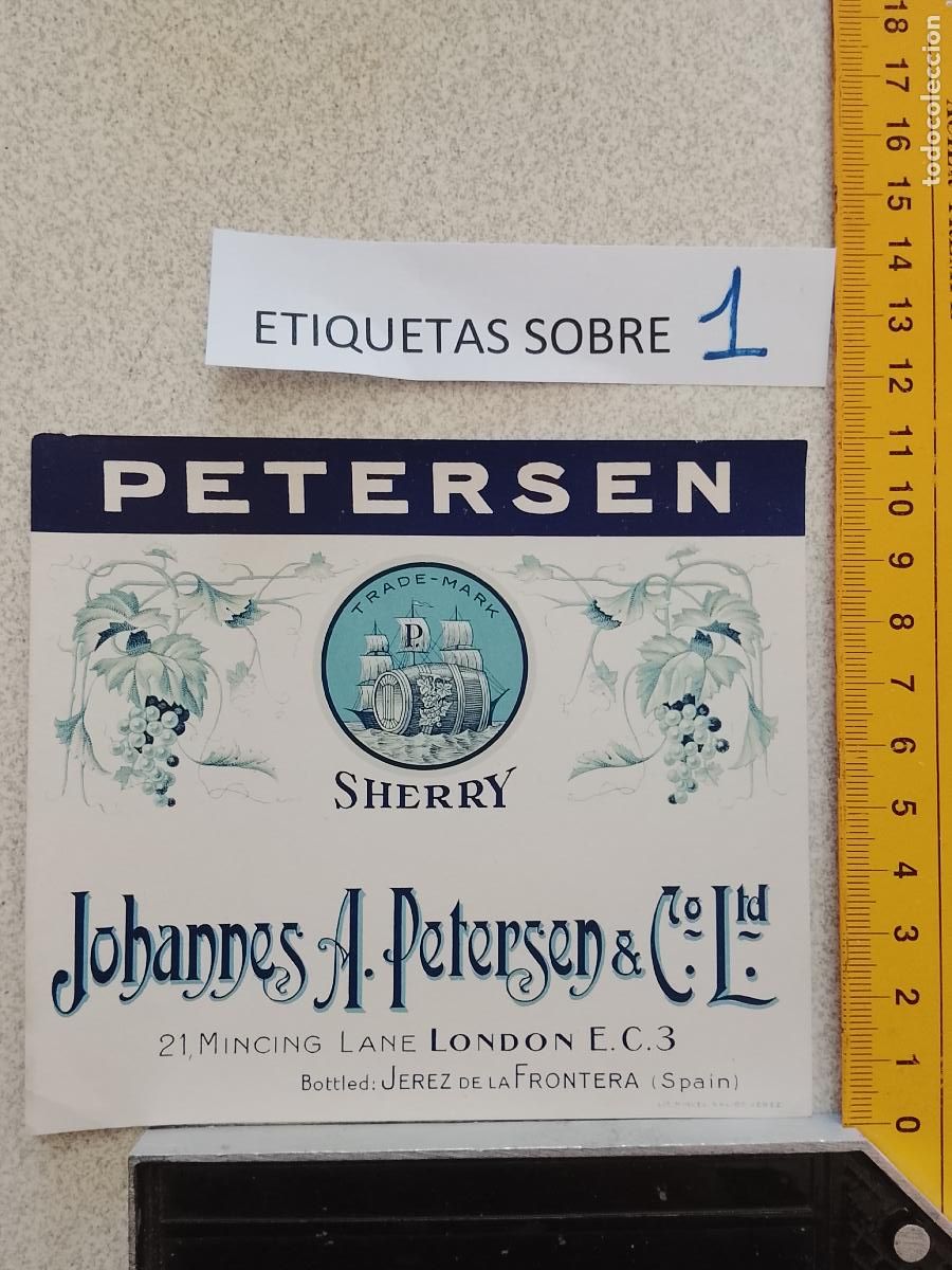 Etiquetas antiguas: HAGA SU OFERTA - ANTIGUA ETIQUETA DE VINOS DE JEREZ LICOR ETC OFERTAS POR LOTES MUCHAS EN MI PERFIL