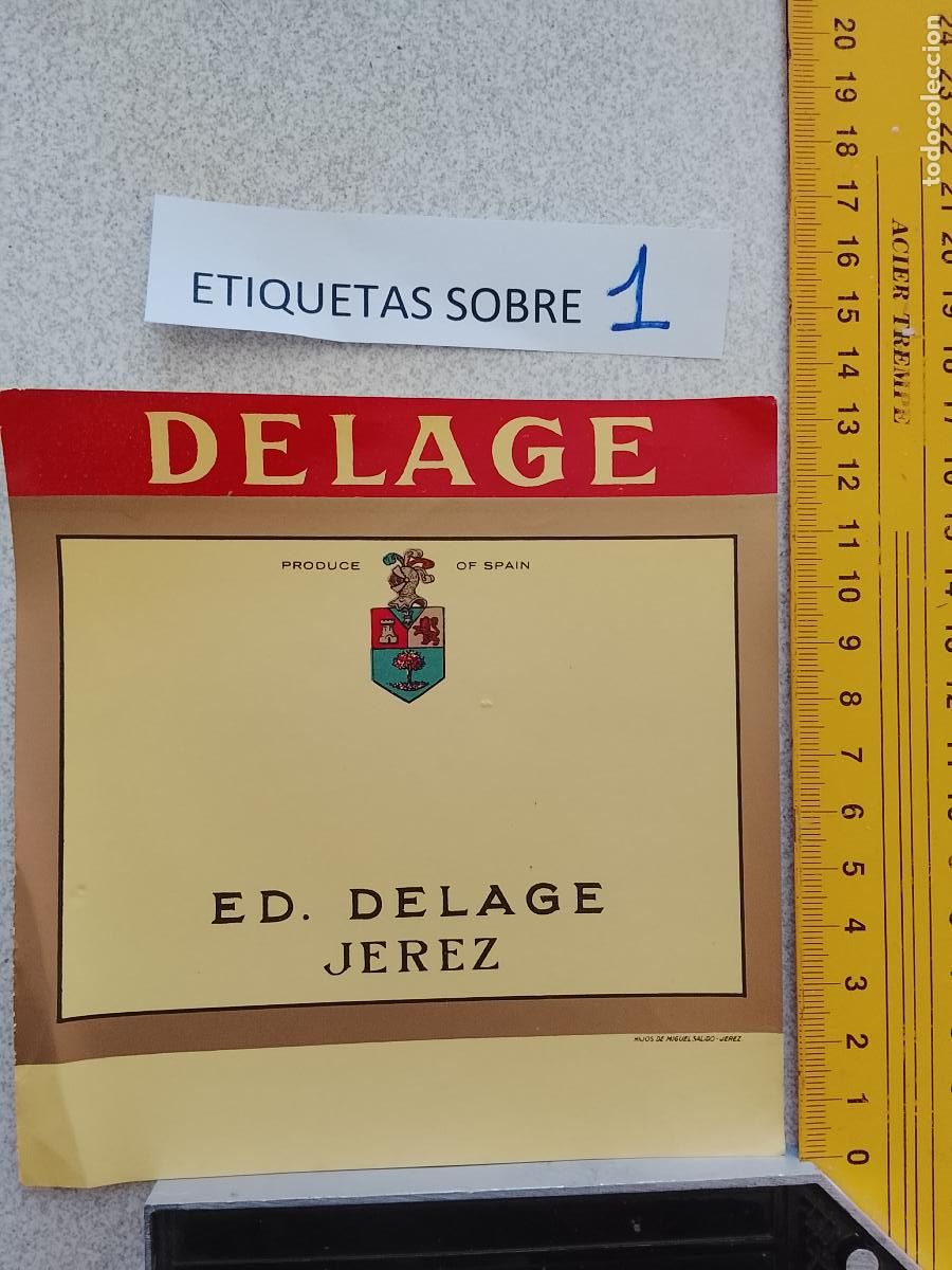 Etiquetas antiguas: HAGA SU OFERTA - ANTIGUA ETIQUETA DE VINOS DE JEREZ LICOR ETC OFERTAS POR LOTES MUCHAS EN MI PERFIL